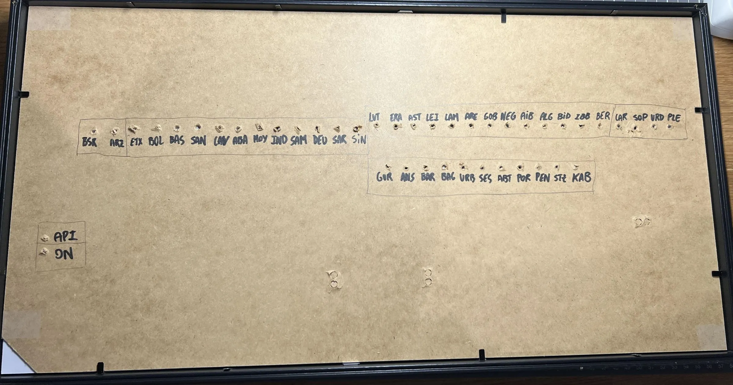 Prepare the frame